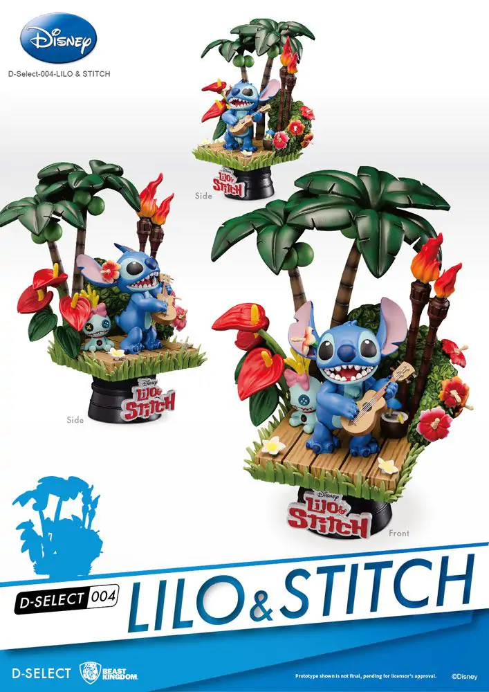 Disney D-Stage PVC Diorama Stitch 14 cm Produktfoto