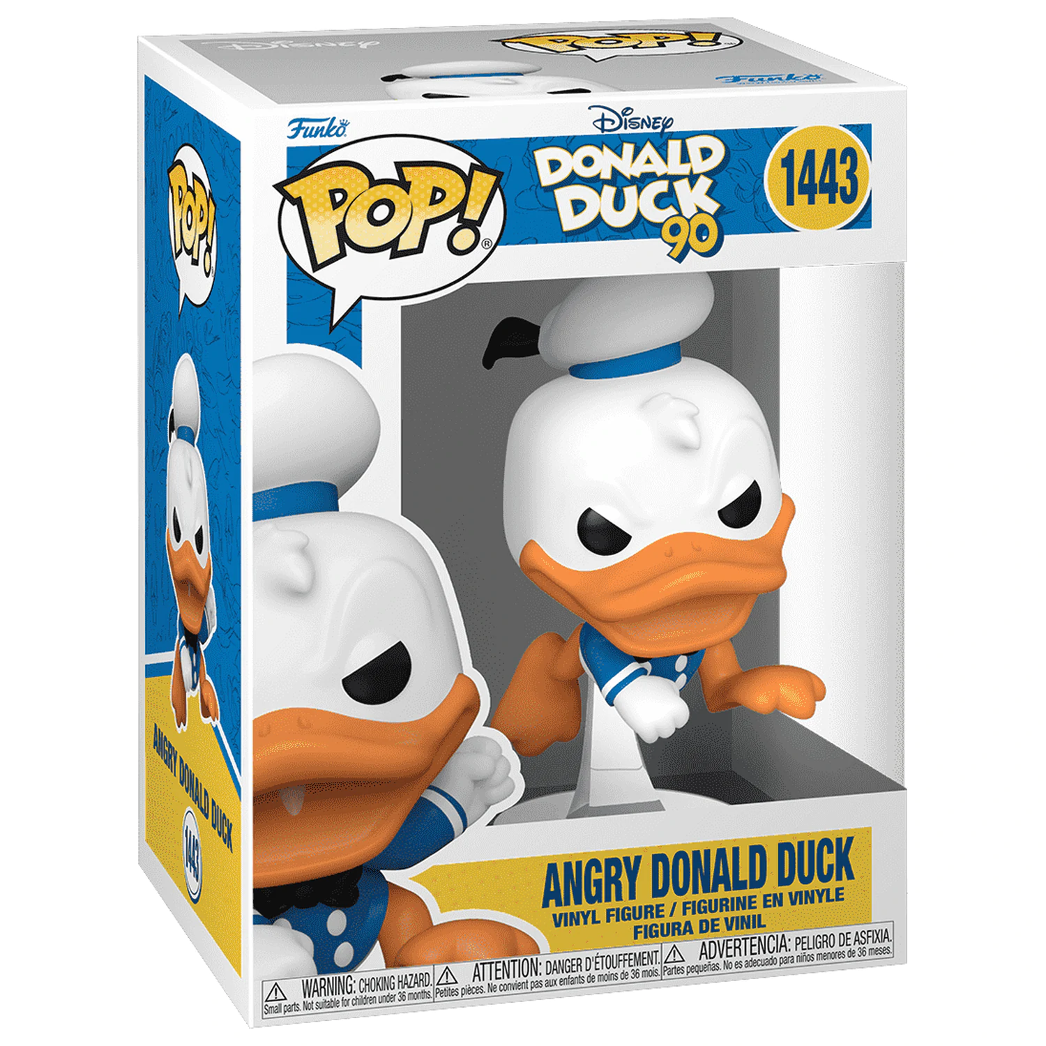 Disney DD 90th Anniversary Funko POP! Disney Vinyl Figur Donald Duck(angry) 9 cm Produktfoto