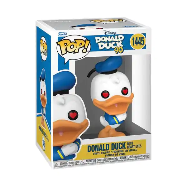 Disney DD 90th Anniversary Funko POP! Disney Vinyl Figur Donald Duck(heart eyes) 9 cm Produktfoto