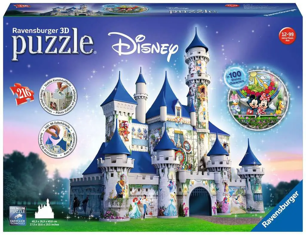Disney 3D Puzzle Disney Castle (216 Teile) Produktfoto