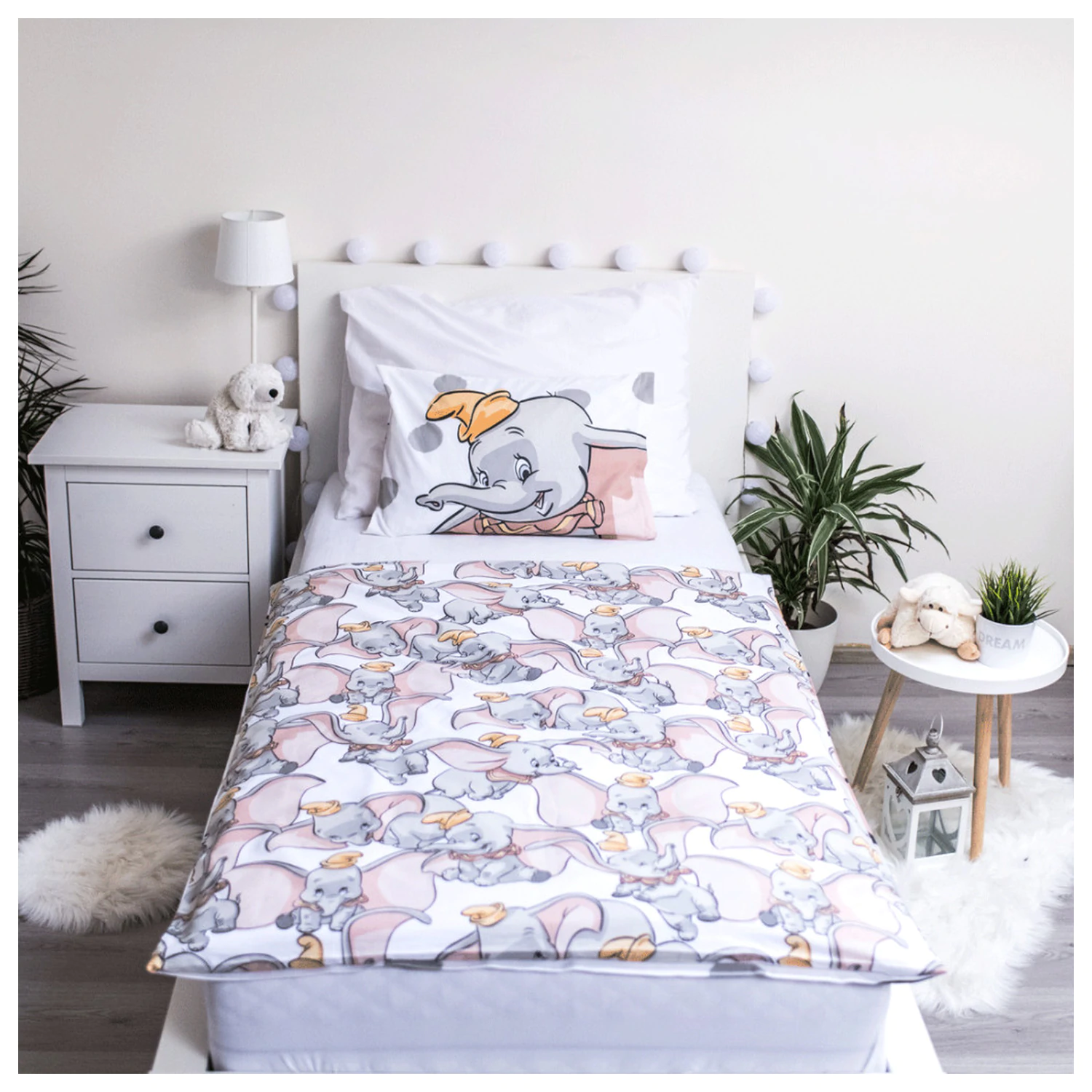 Disney Dumbo Dots Kleinkind Bettbezug Produktfoto