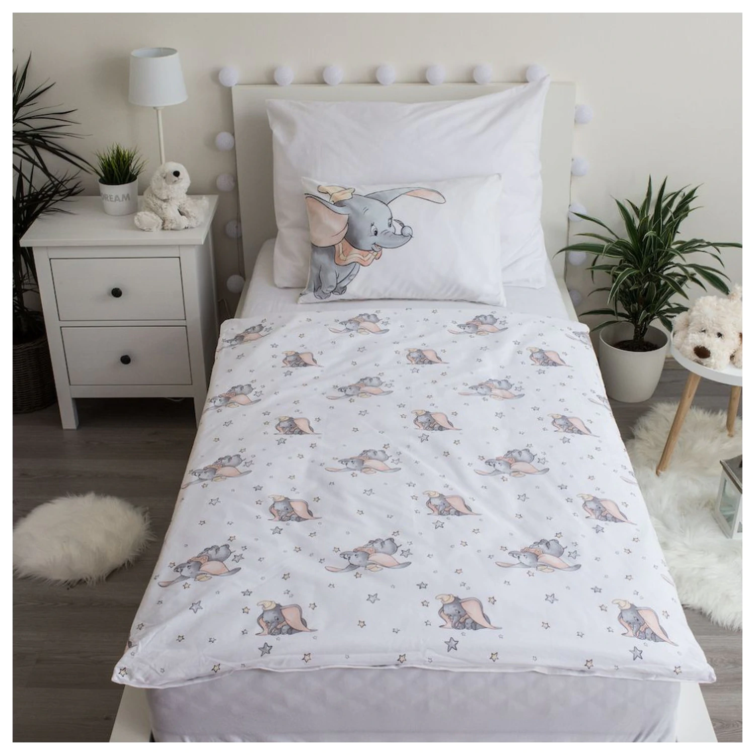 Disney Dumbo Grey Kleinkind und Vorschule Bettbezug Produktfoto