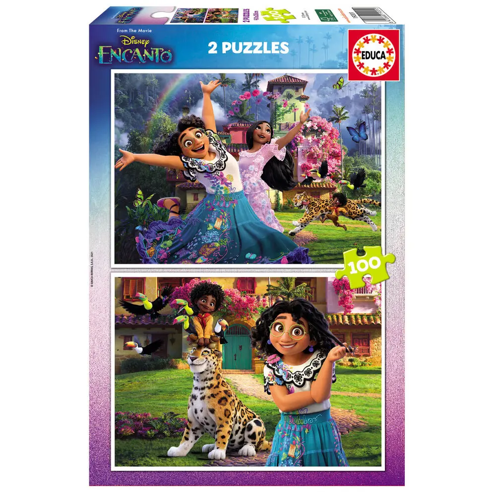 Disney Ecanto puzzle 2x100St termékfotó