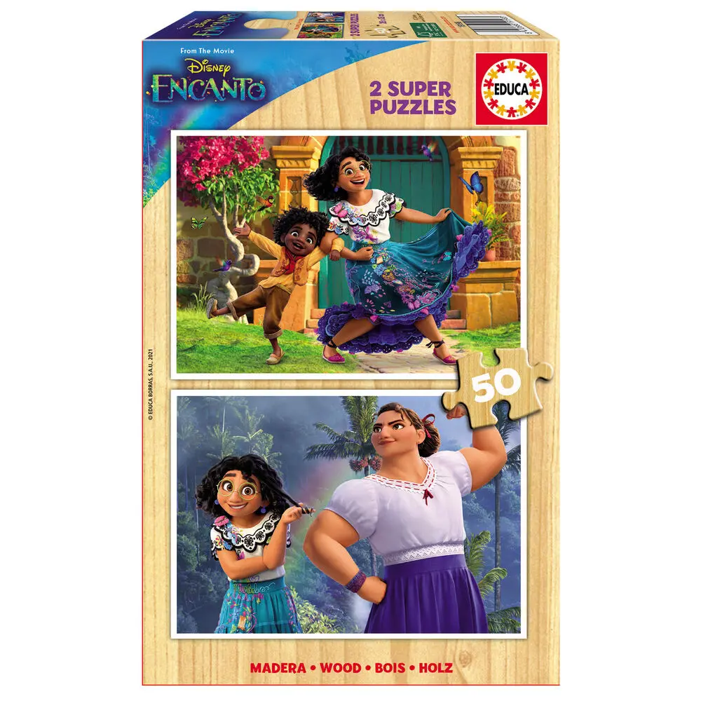 Disney Ecanto puzzle 2x50St termékfotó