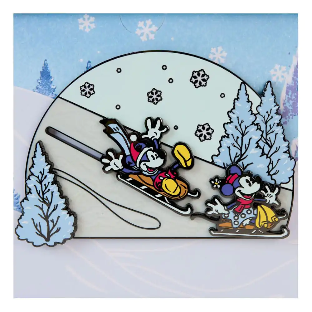 Disney by Loungefly Ansteck-Pins Mickey and friends Winter Wonderland Limited Edition 8 cm termékfotó