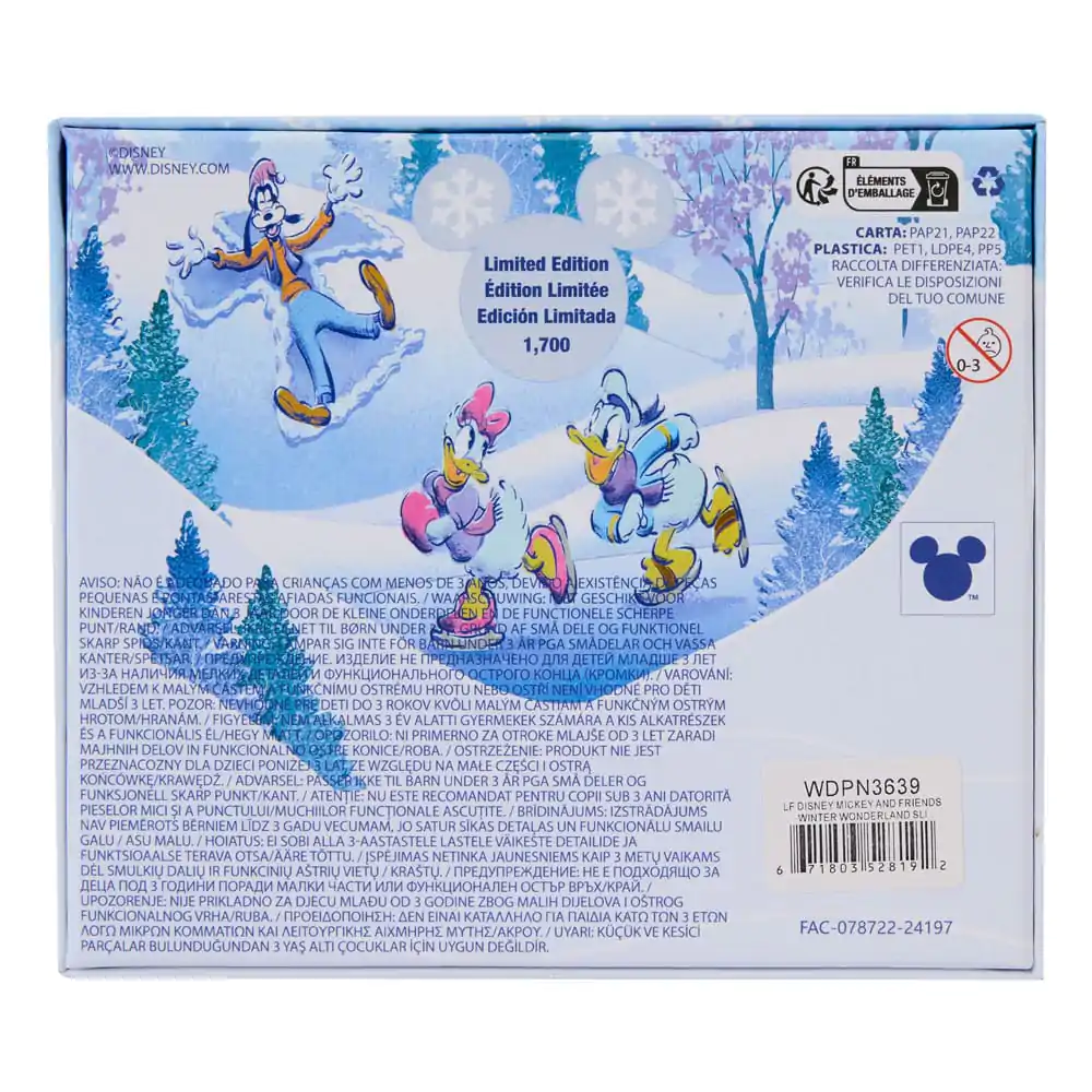 Disney by Loungefly Ansteck-Pins Mickey and friends Winter Wonderland Limited Edition 8 cm termékfotó