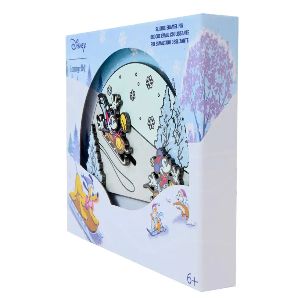 Disney by Loungefly Ansteck-Pins Mickey and friends Winter Wonderland Limited Edition 8 cm termékfotó