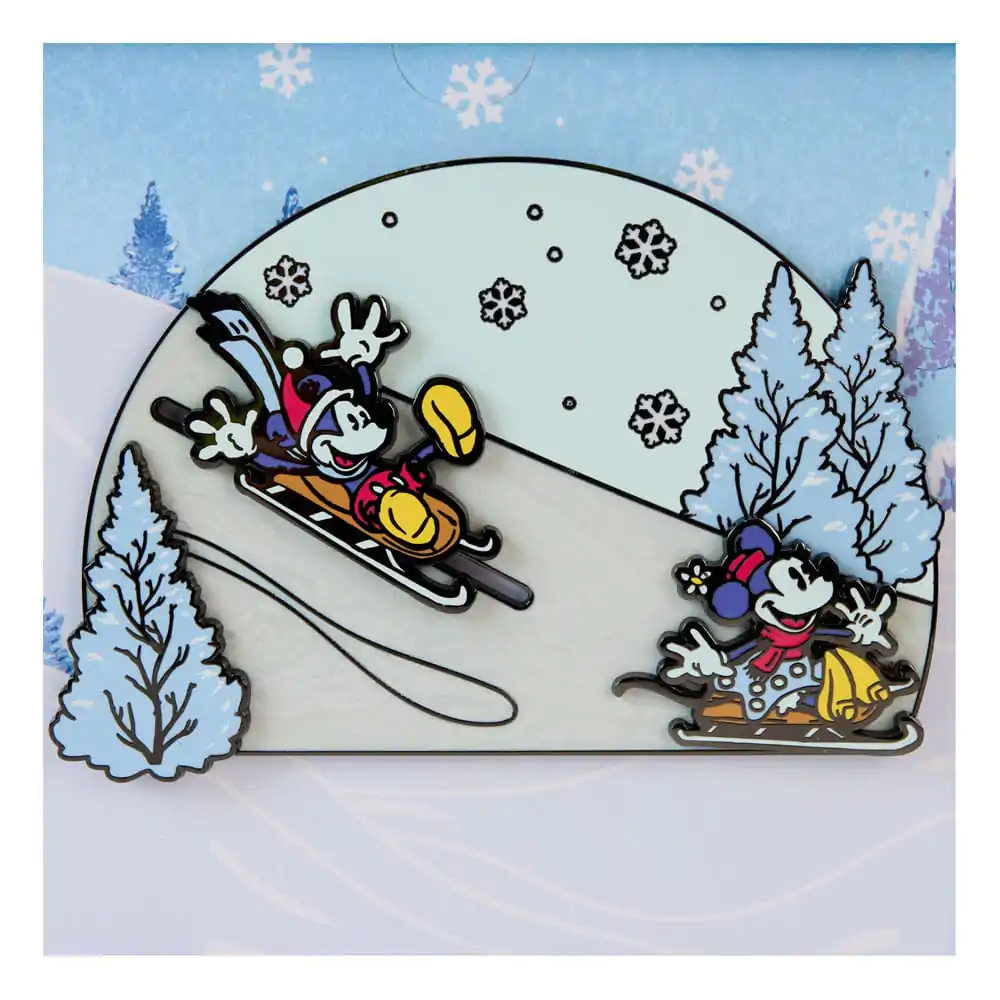 Disney by Loungefly Ansteck-Pins Mickey and friends Winter Wonderland Limited Edition 8 cm termékfotó