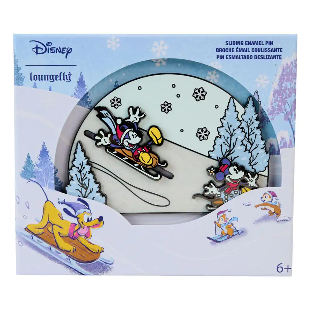 Disney by Loungefly Ansteck-Pins Mickey and friends Winter Wonderland Limited Edition 8 cm Produktfoto