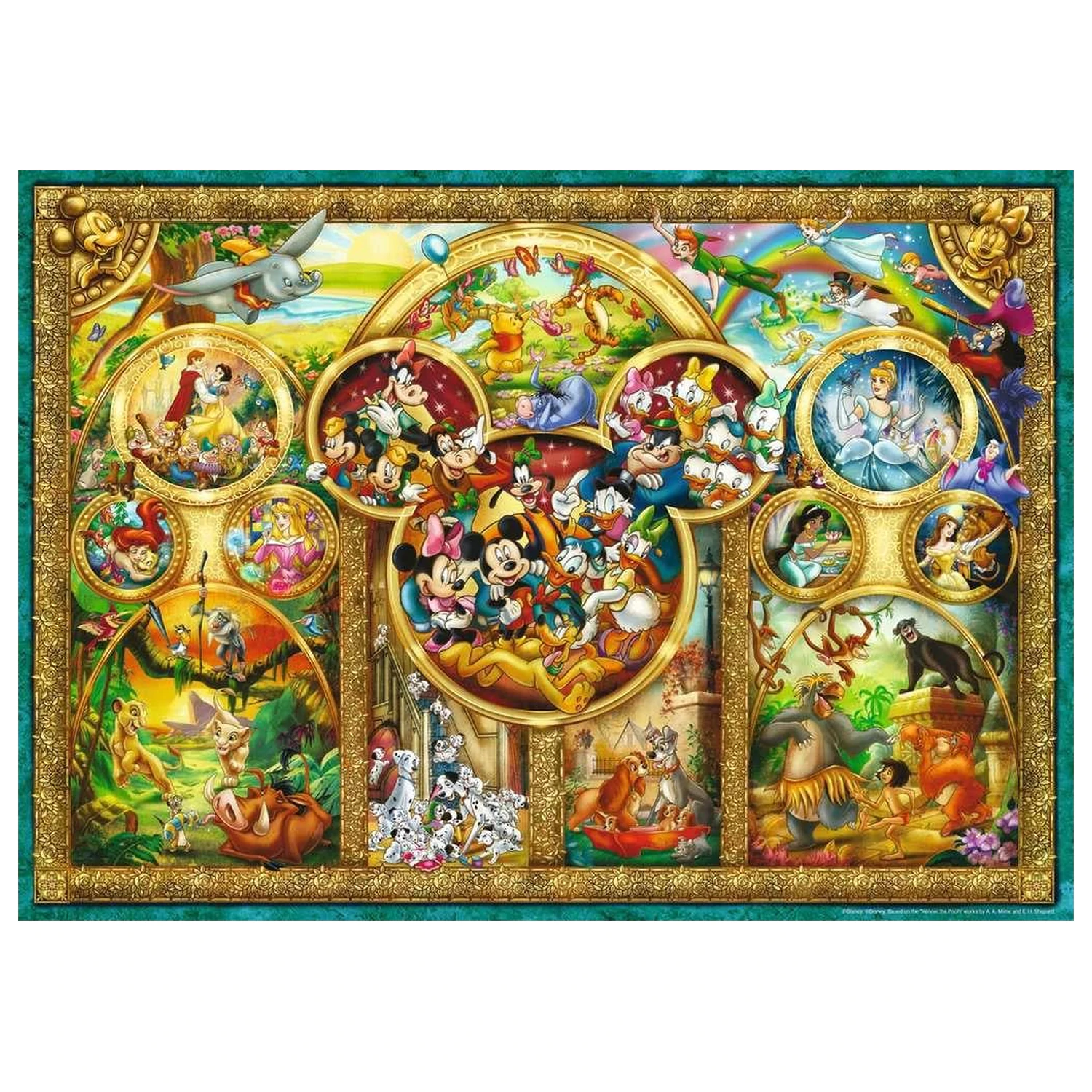 Disney Familien Puzzle (1000 Teile) Produktfoto
