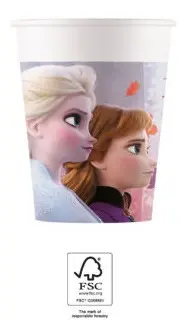 Disney Frozen II, Frozen Papierbecher 8 Stück 200 ml FSC Produktfoto