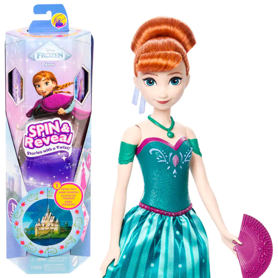 Disney Frozen Spin And Reveal Anna Puppe Produktfoto