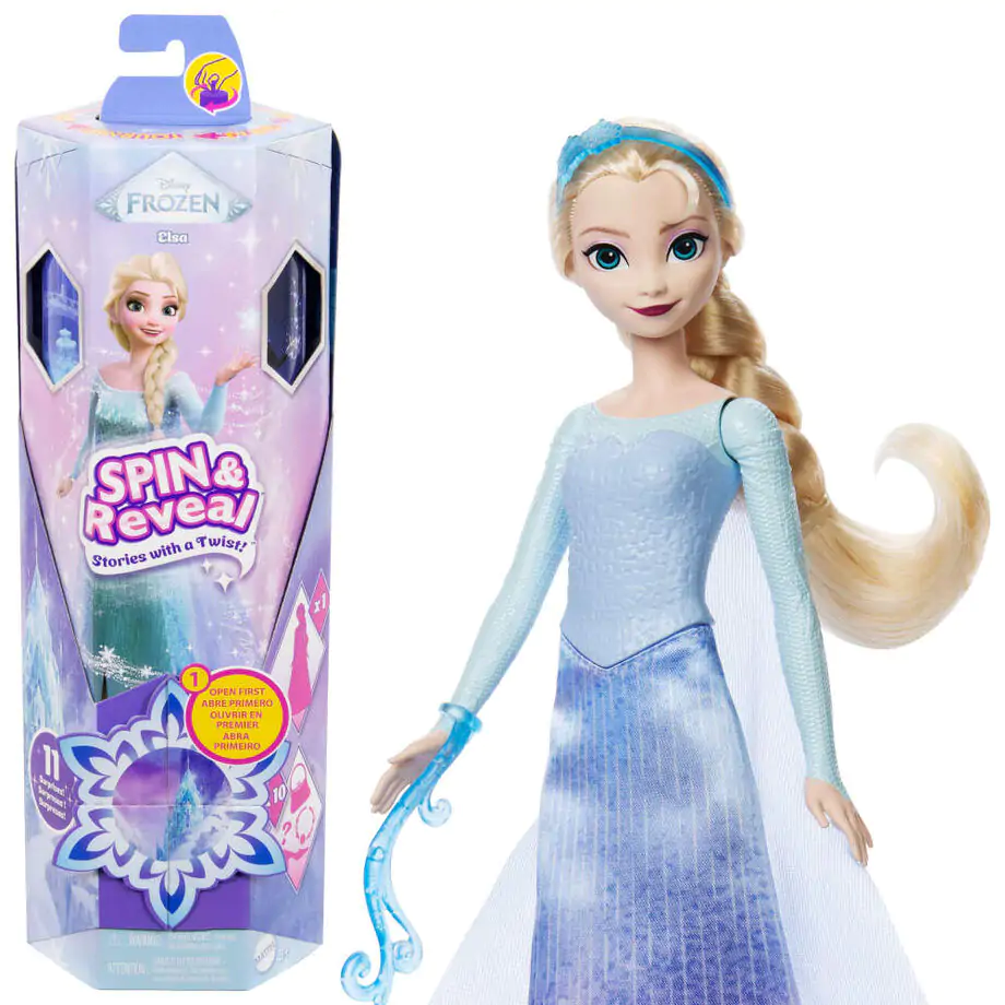 Disney Frozen Spin And Reveal Elsa Puppe Produktfoto