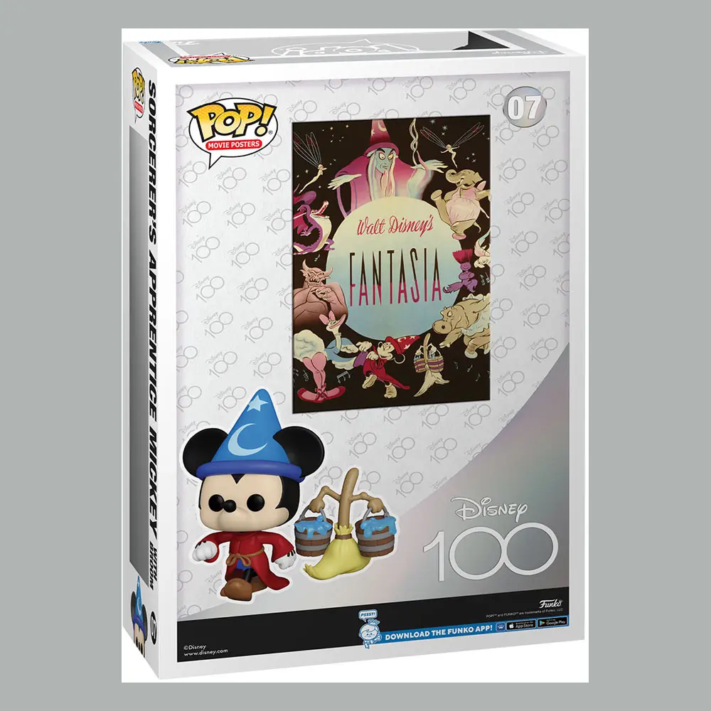 Disney's 100th Anniversary POP! Movie Poster & Figur Fantasia 9 cm termékfotó