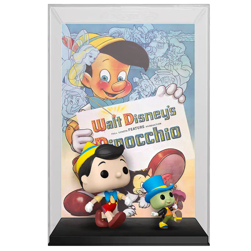 Disney's 100th Anniversary POP! Movie Poster & Figur Pinocchio 9 cm Produktfoto