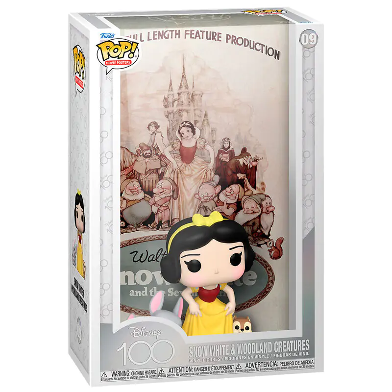 Disney's 100th Anniversary POP! Movie Poster & Figur Snow White 9 cm Produktfoto