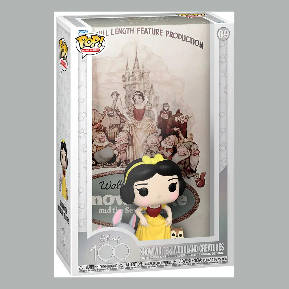 Disney's 100th Anniversary POP! Movie Poster & Figur Snow White 9 cm termékfotó