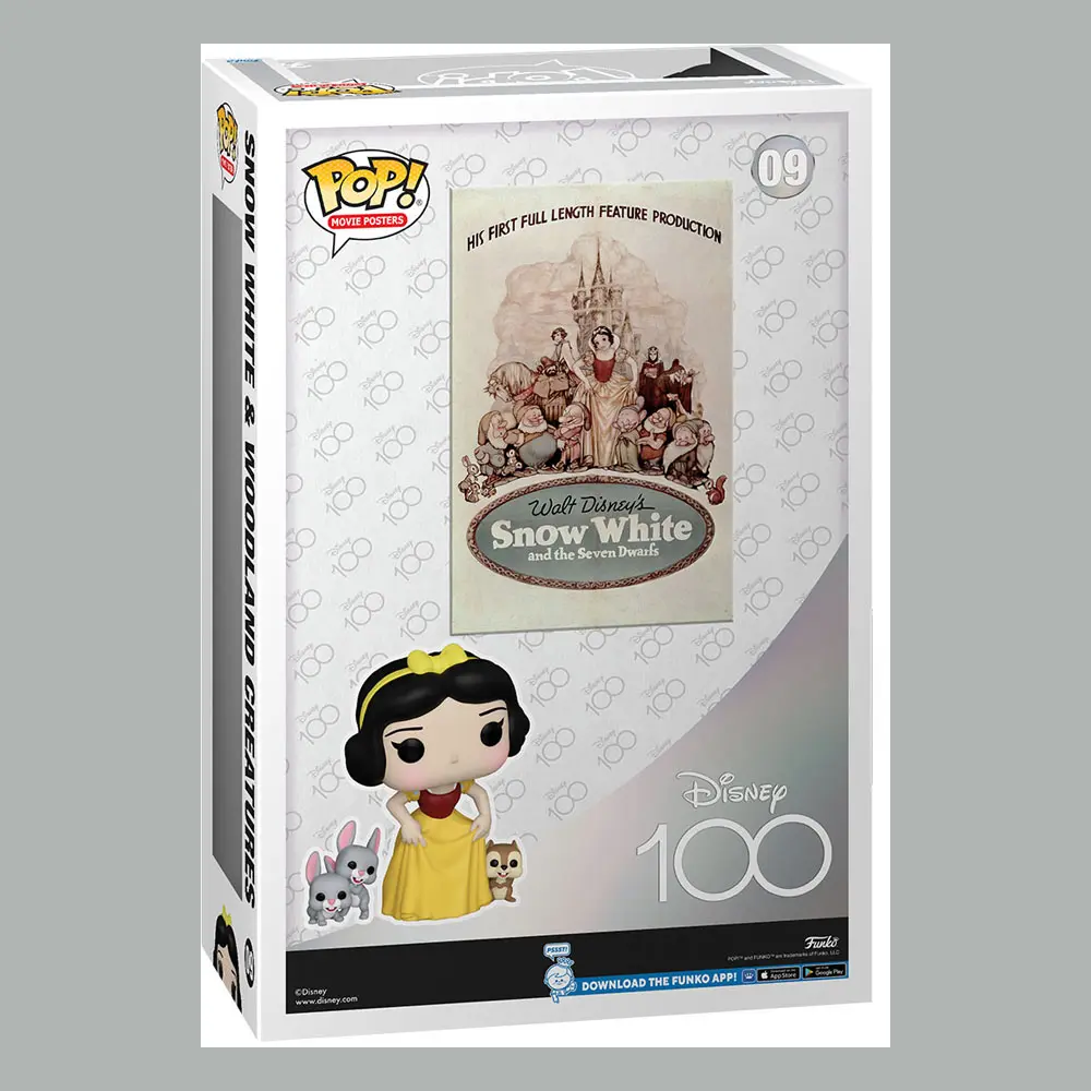 Disney's 100th Anniversary POP! Movie Poster & Figur Snow White 9 cm termékfotó