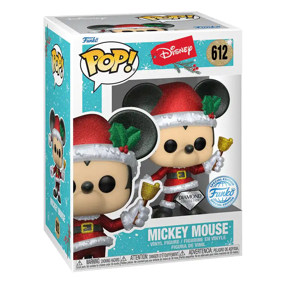 Disney Funko POP! Vinyl Figur Holiday Mickey Mouse (Diamond Collection) Special Edition 9 cm Produktfoto