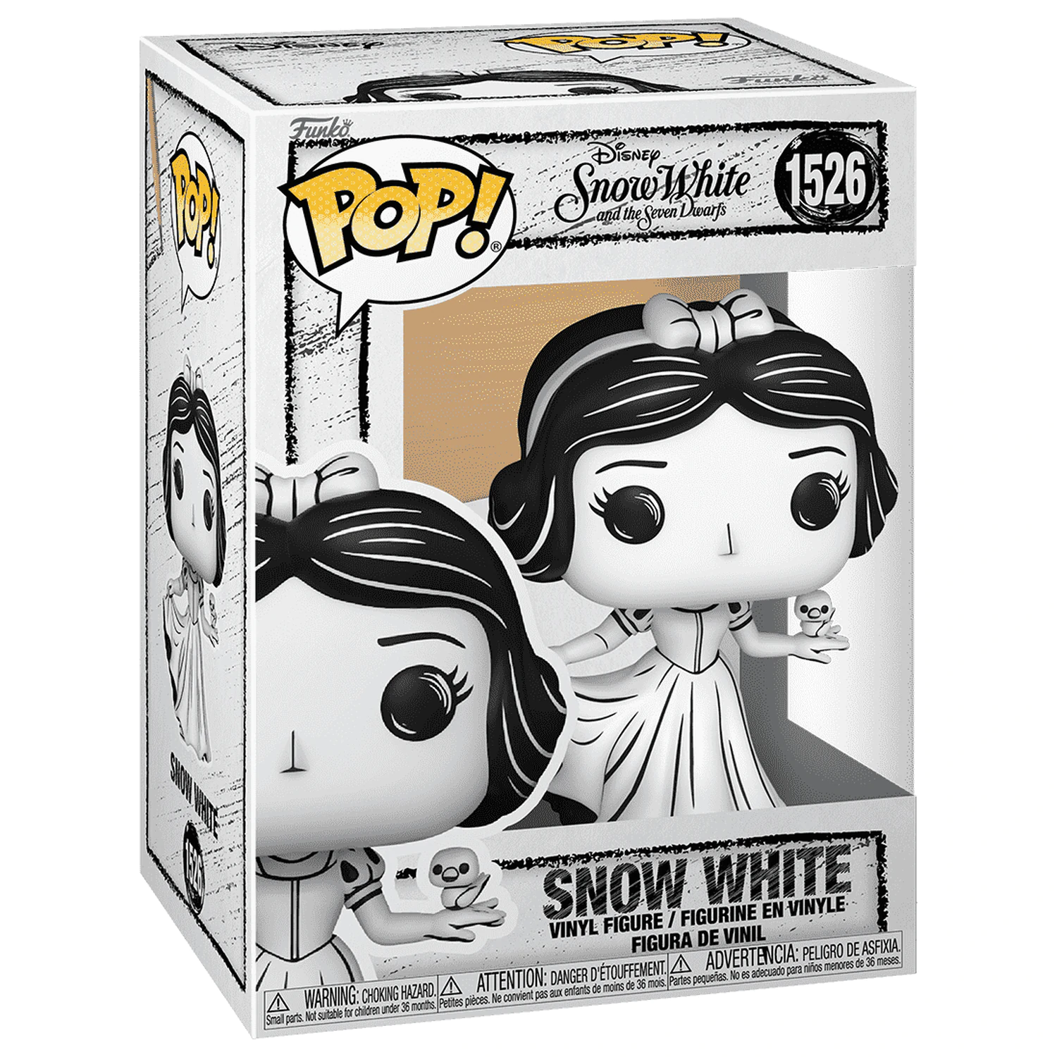 Disney Funko POP! Vinyl Figur Sketched- Snow White 9 cm Produktfoto