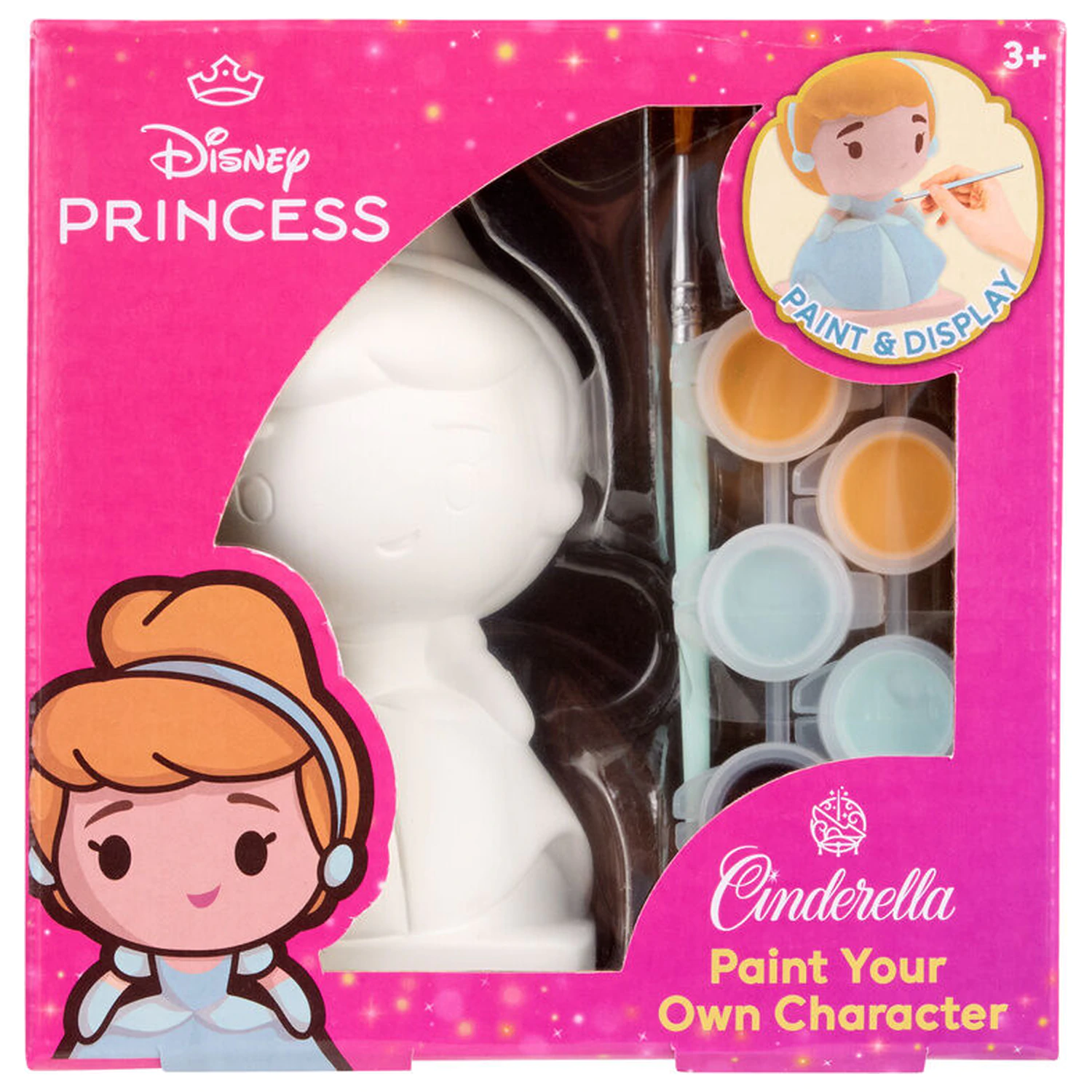 Disney Cinderella Gipsfigur zum Bemalen Produktfoto