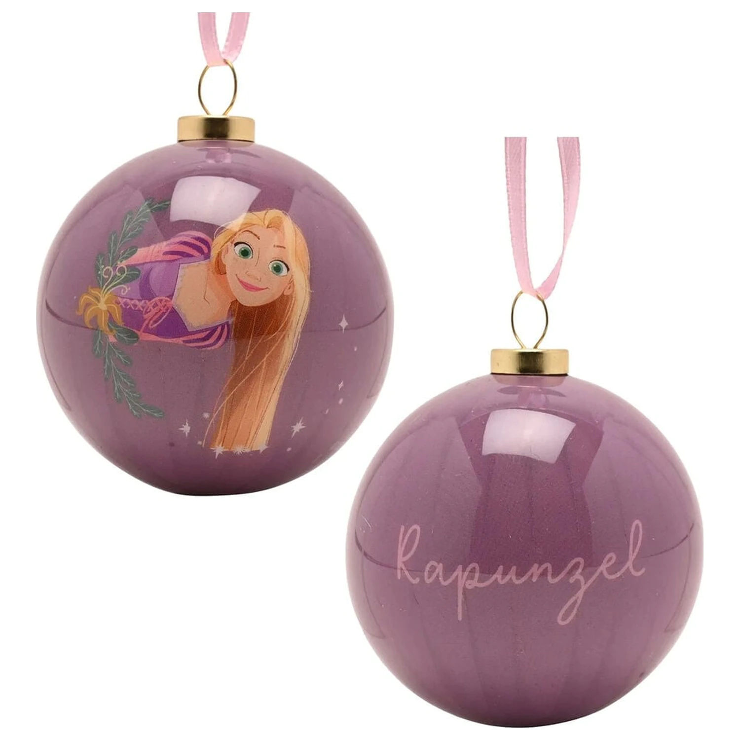 Disney Princess Set mit 12 Weihnachtskugeln Produktfoto
