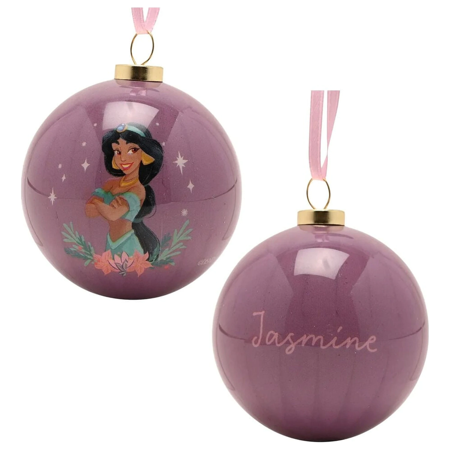 Disney Princess Set mit 12 Weihnachtskugeln Produktfoto