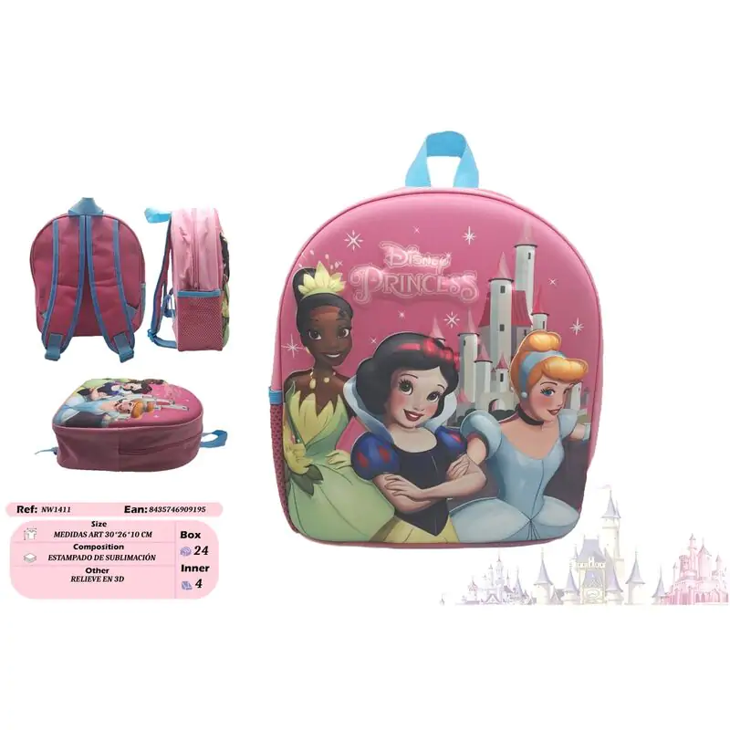 Disney Princess 3D Rucksack 30cm Produktfoto