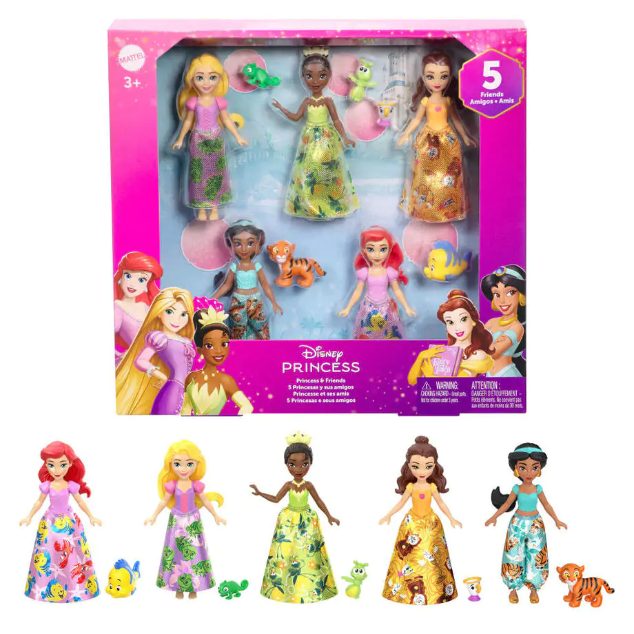 Disney Princess 5-er Pack Puppen Produktfoto