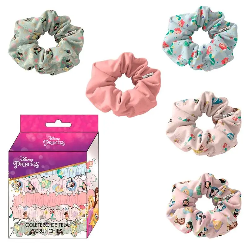 Disney Princess 5-er Pack sortiert Haargummis Produktfoto
