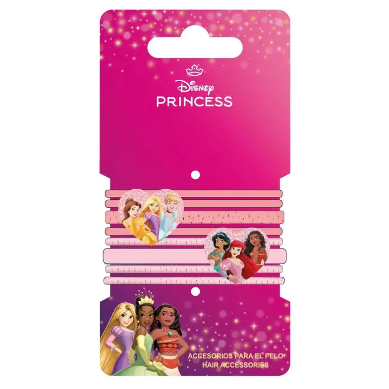 Disney Princess set mit 8 Haargummis scrunchies Produktfoto