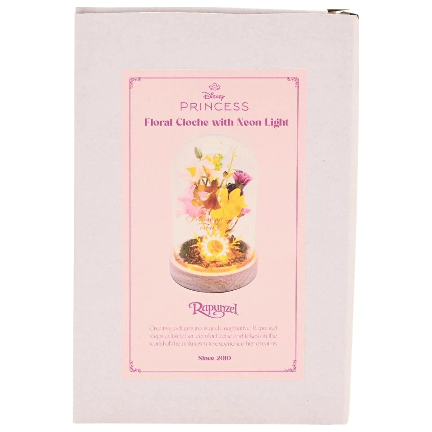 Disney Princess Rapunzel Blumen-Cloche mit einem Neonlicht Produktfoto