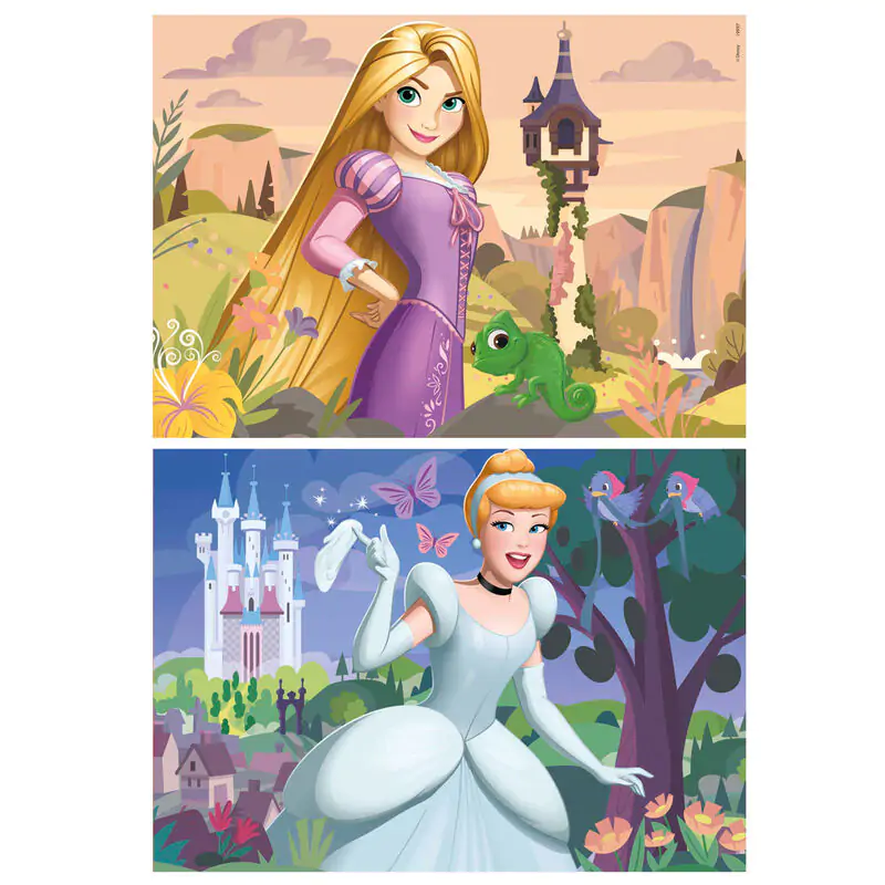 Disney Princess Rapunzel + Cinderella Puzzle 2x48St Produktfoto