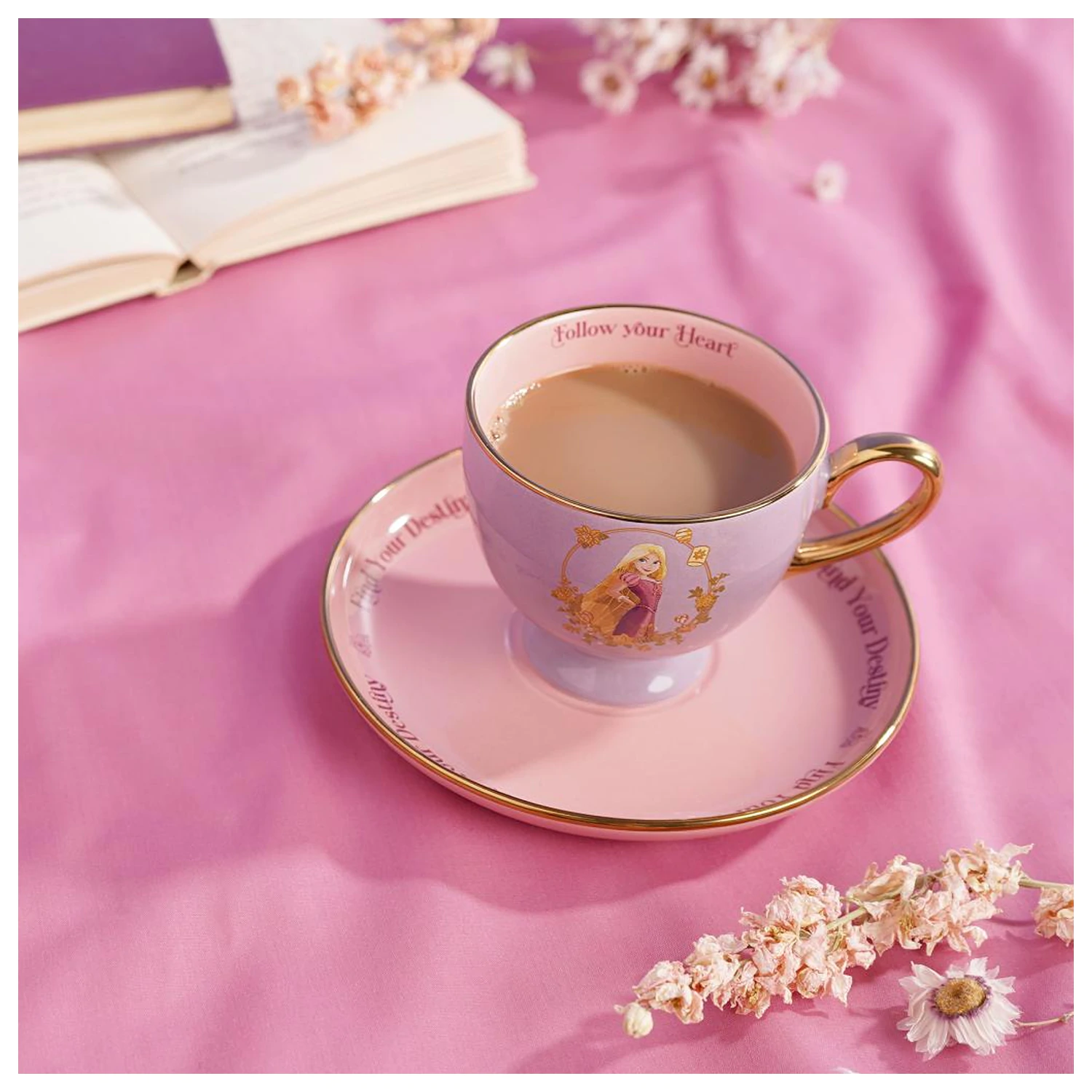 Disney Princess Rapunzel Teetasse + Untertasse 207ml Produktfoto