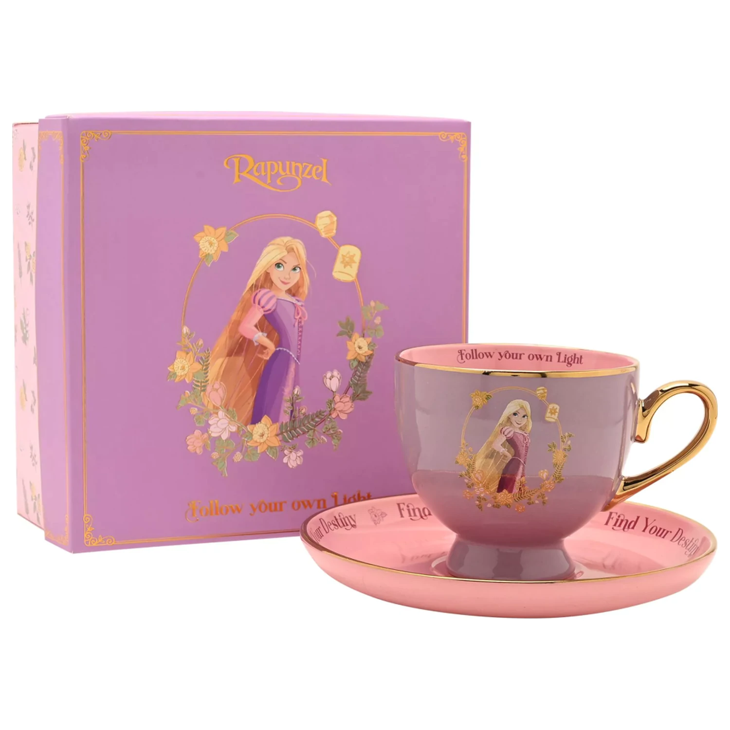 Disney Princess Rapunzel Teetasse + Untertasse 207ml Produktfoto