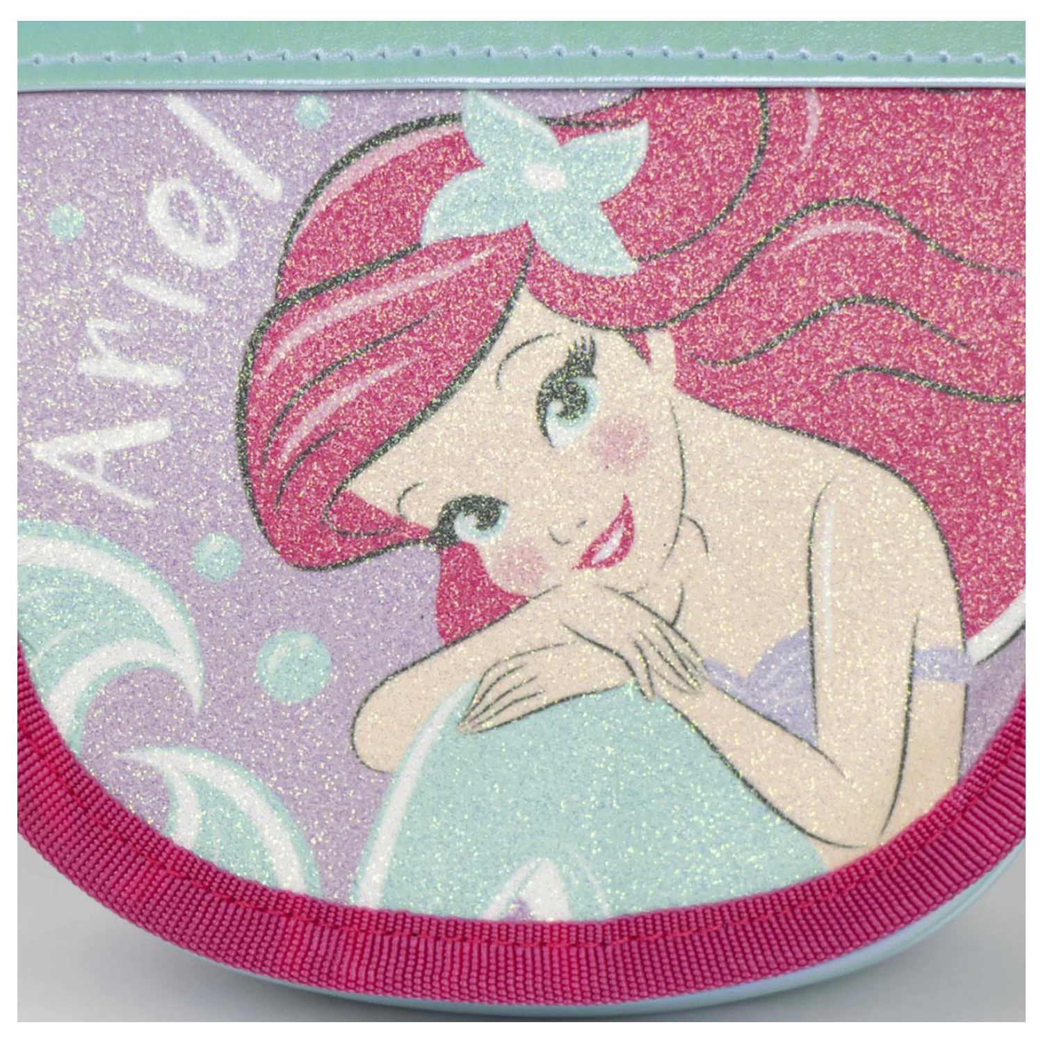 Disney Princess Ariel Glitzer Crossbody Umhängetasche Produktfoto