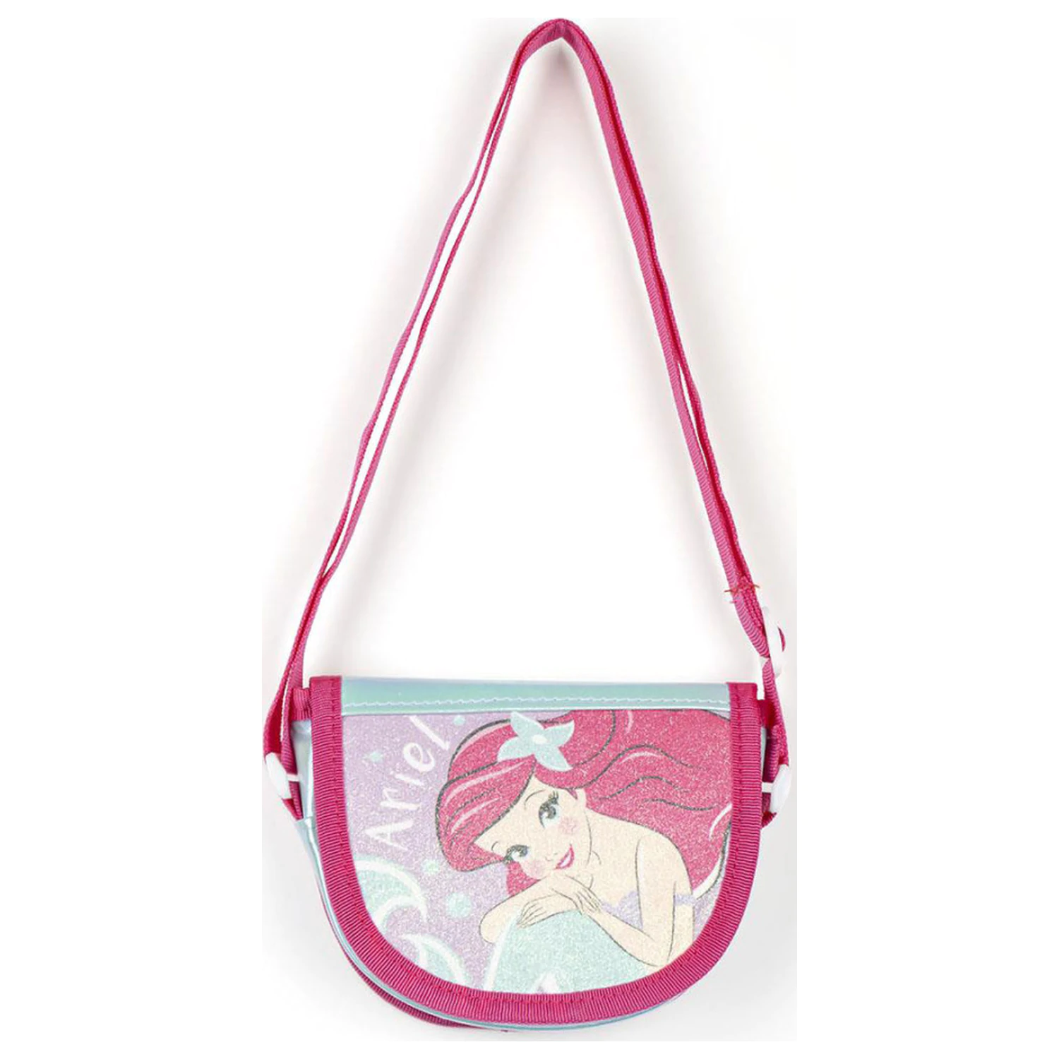 Disney Princess Ariel Glitzer Crossbody Umhängetasche Produktfoto
