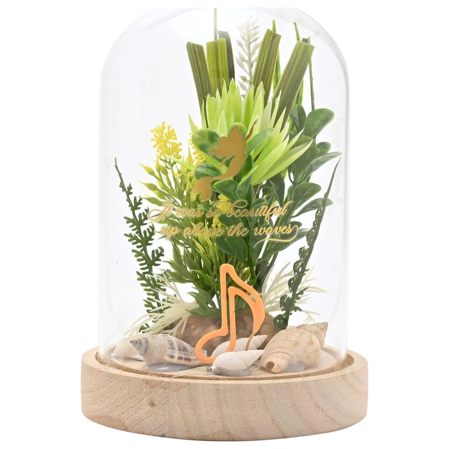 DISNEY PRINCESS Ariel Blumen Cloche mit einem Neonlicht Produktfoto