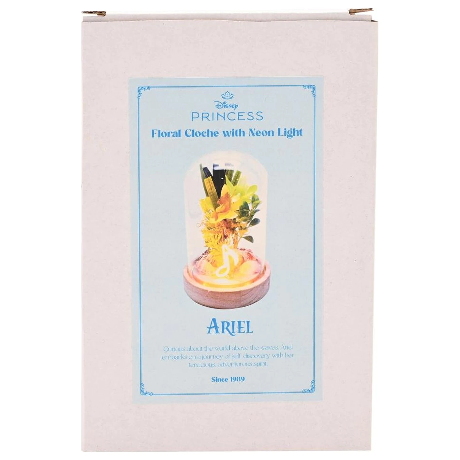 DISNEY PRINCESS Ariel Blumen Cloche mit einem Neonlicht Produktfoto