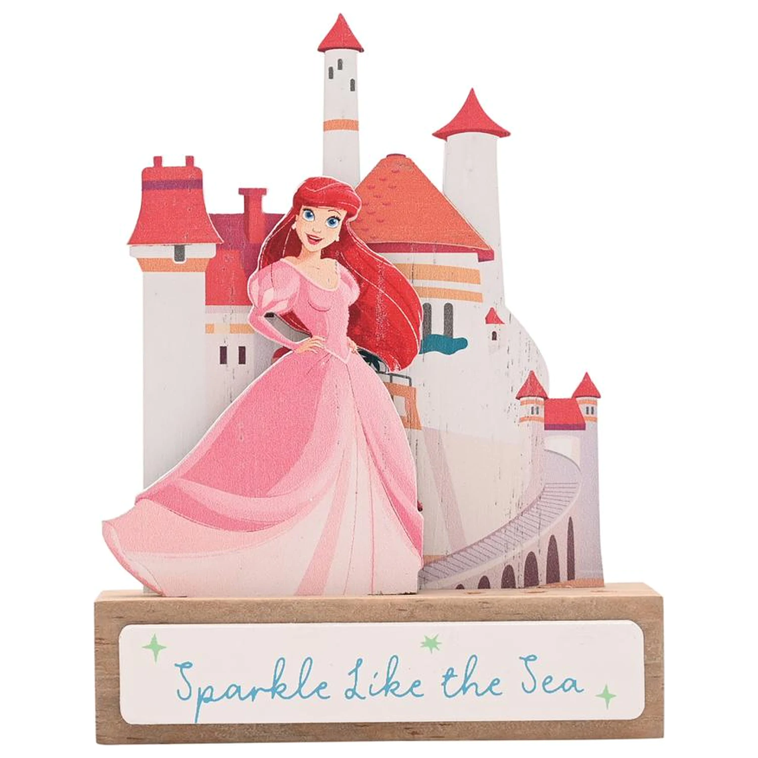 Disney Princess Ariel Mini Schloss Plakette Produktfoto