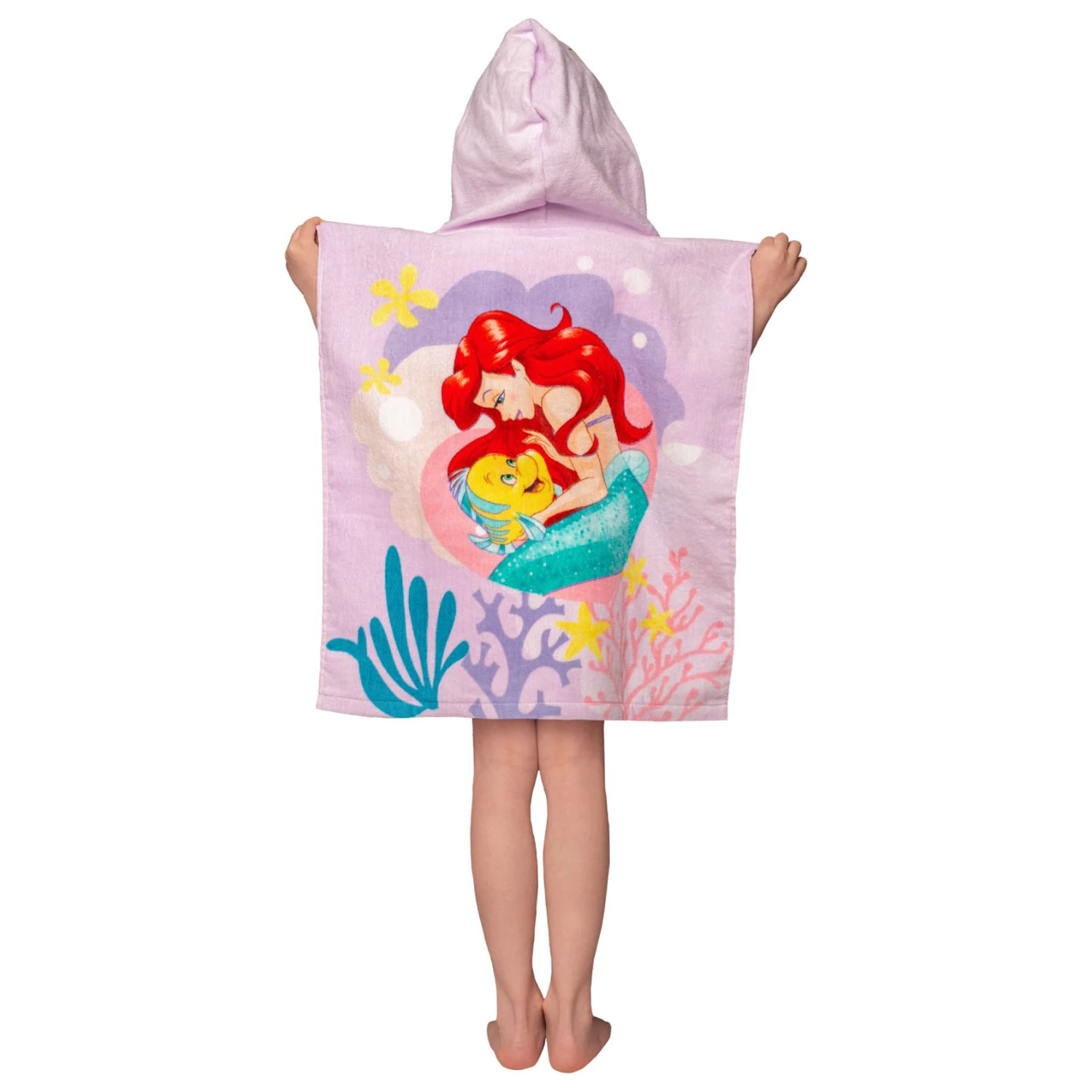 Disney Princess Ariel Pink Handtuch Poncho Produktfoto