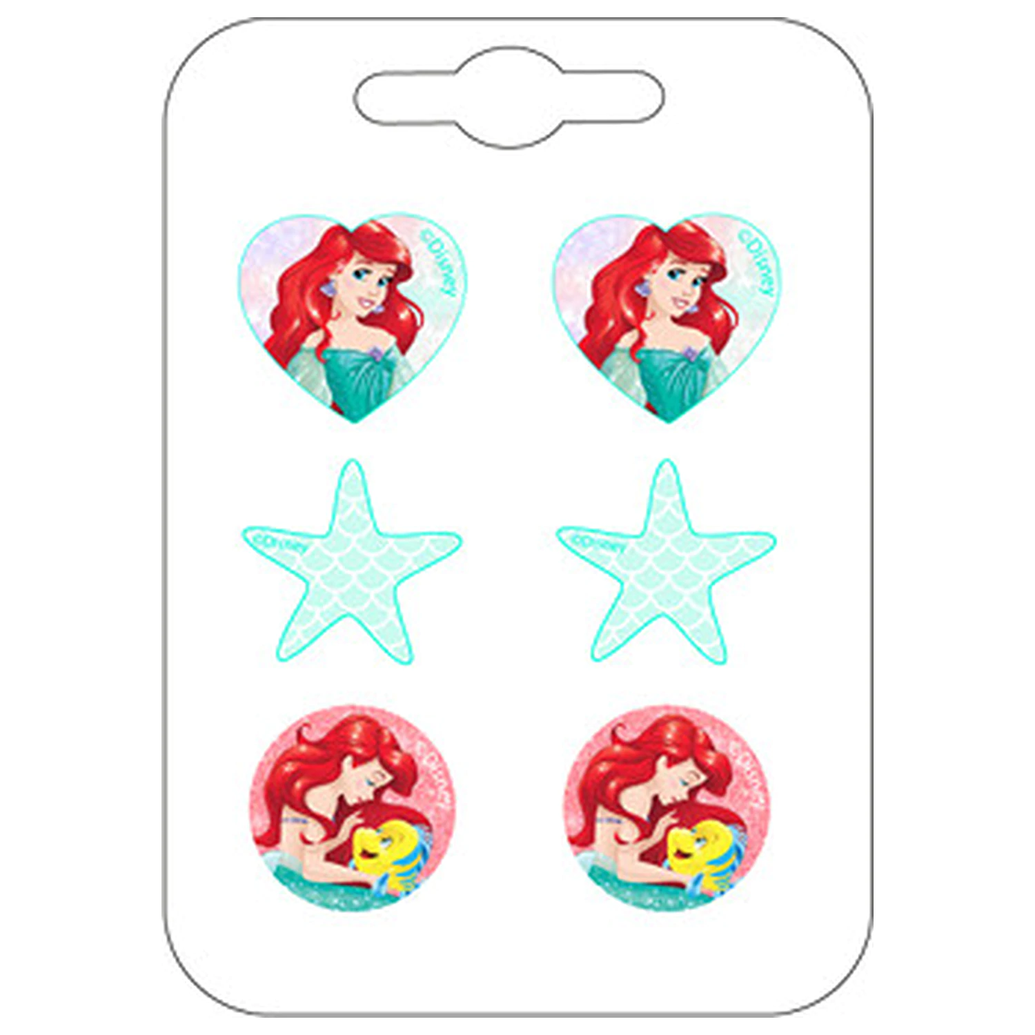 Disney Princess, Ariel Star Ohrring Set 3 Paare Produktfoto