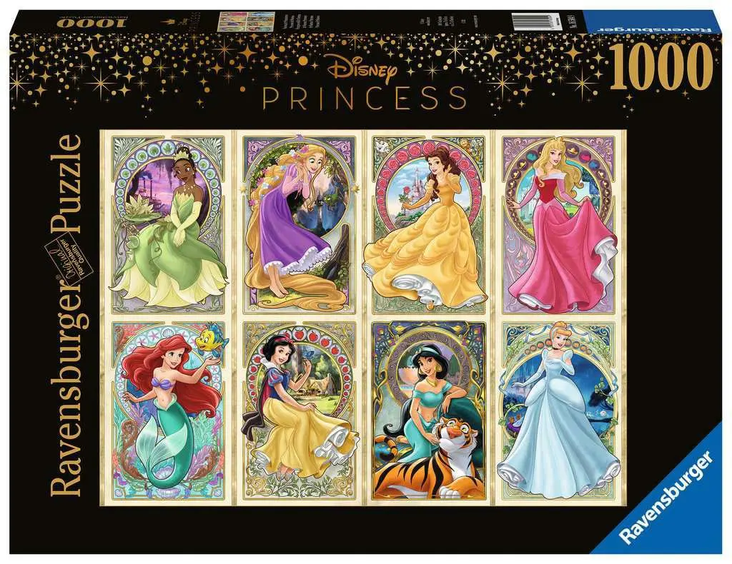 Disney Princess Puzzle Art Nouveau Princesses (1000 Stücke) Produktfoto