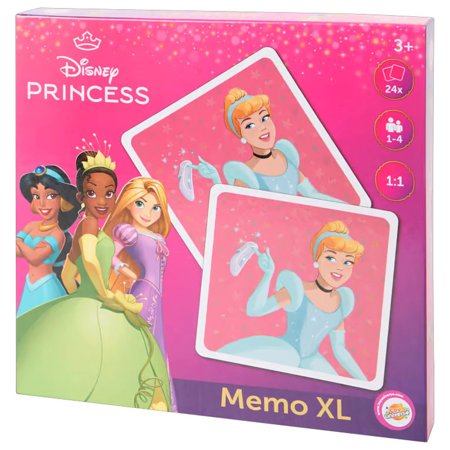 Disney Princess Beauties Memory Spiel XL 24 Teile Produktfoto