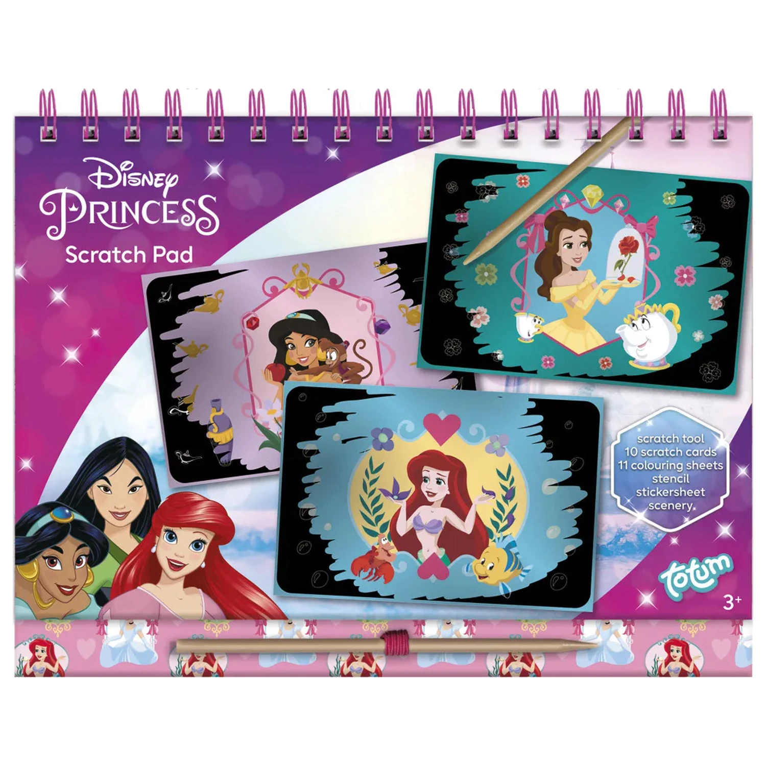 Disney Princess Beauty Kratzkunst-Set und Aktivitäten-Set Produktfoto