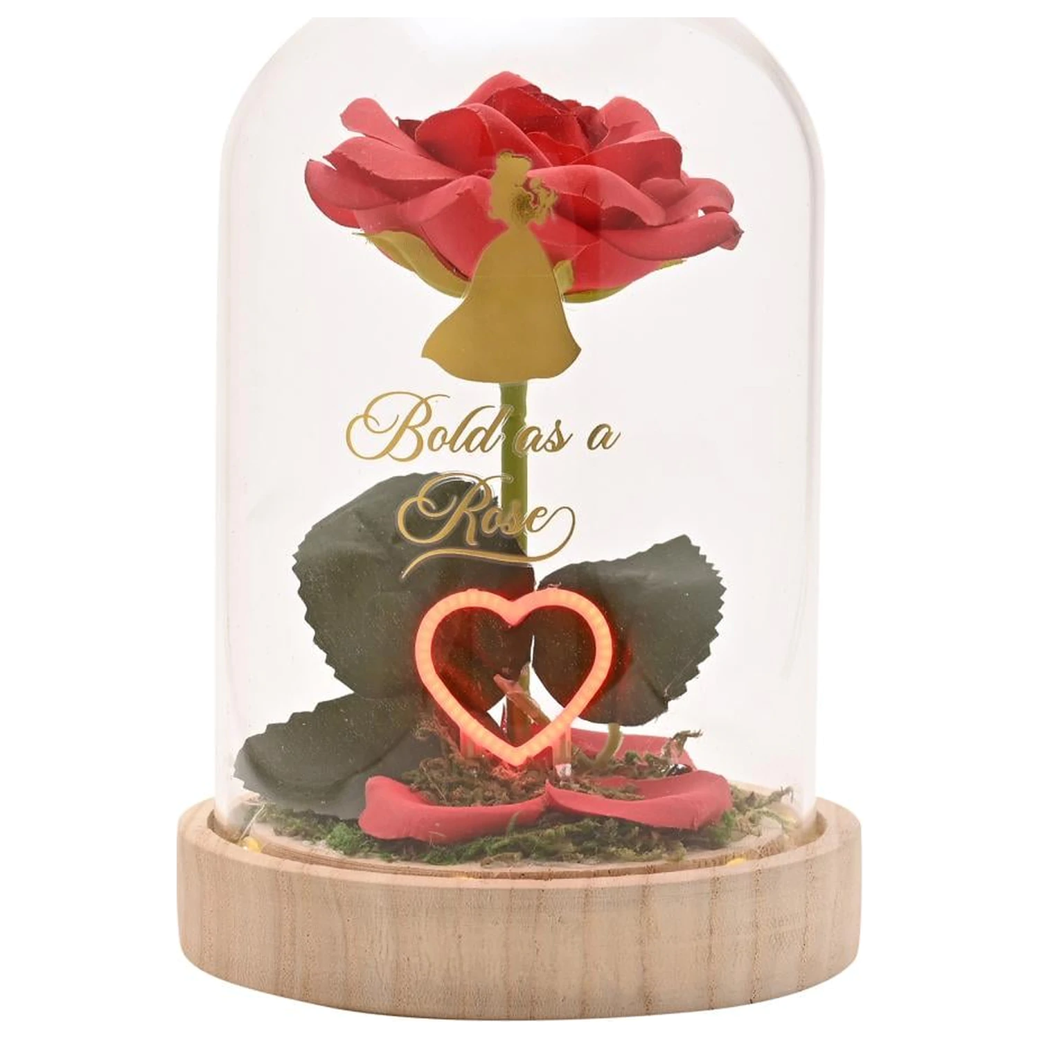 Disney Princess Belle Florale Cloche mit einem Neonlicht Produktfoto