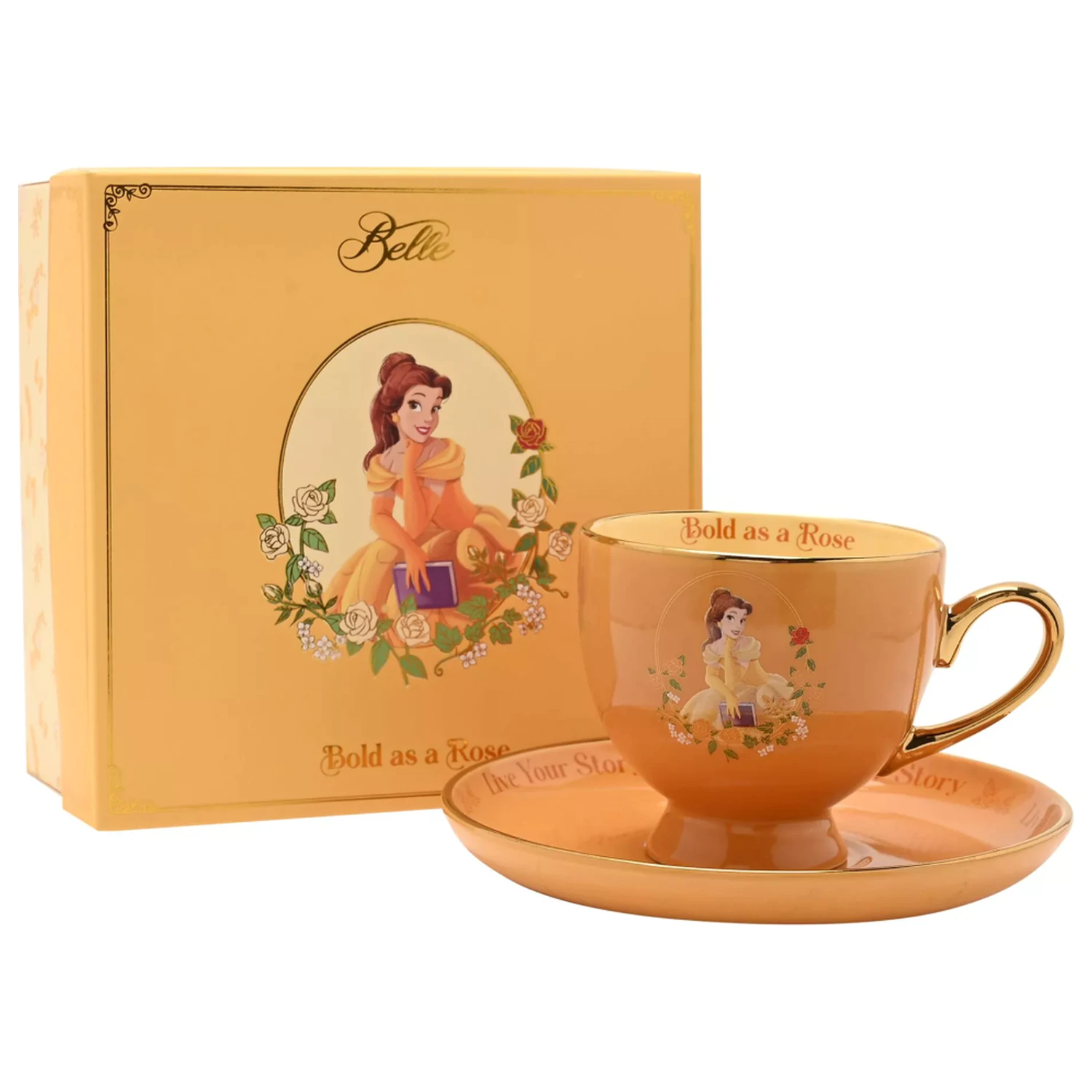 Disney Princess Belle Teetasse + Untertasse 207 ml Produktfoto
