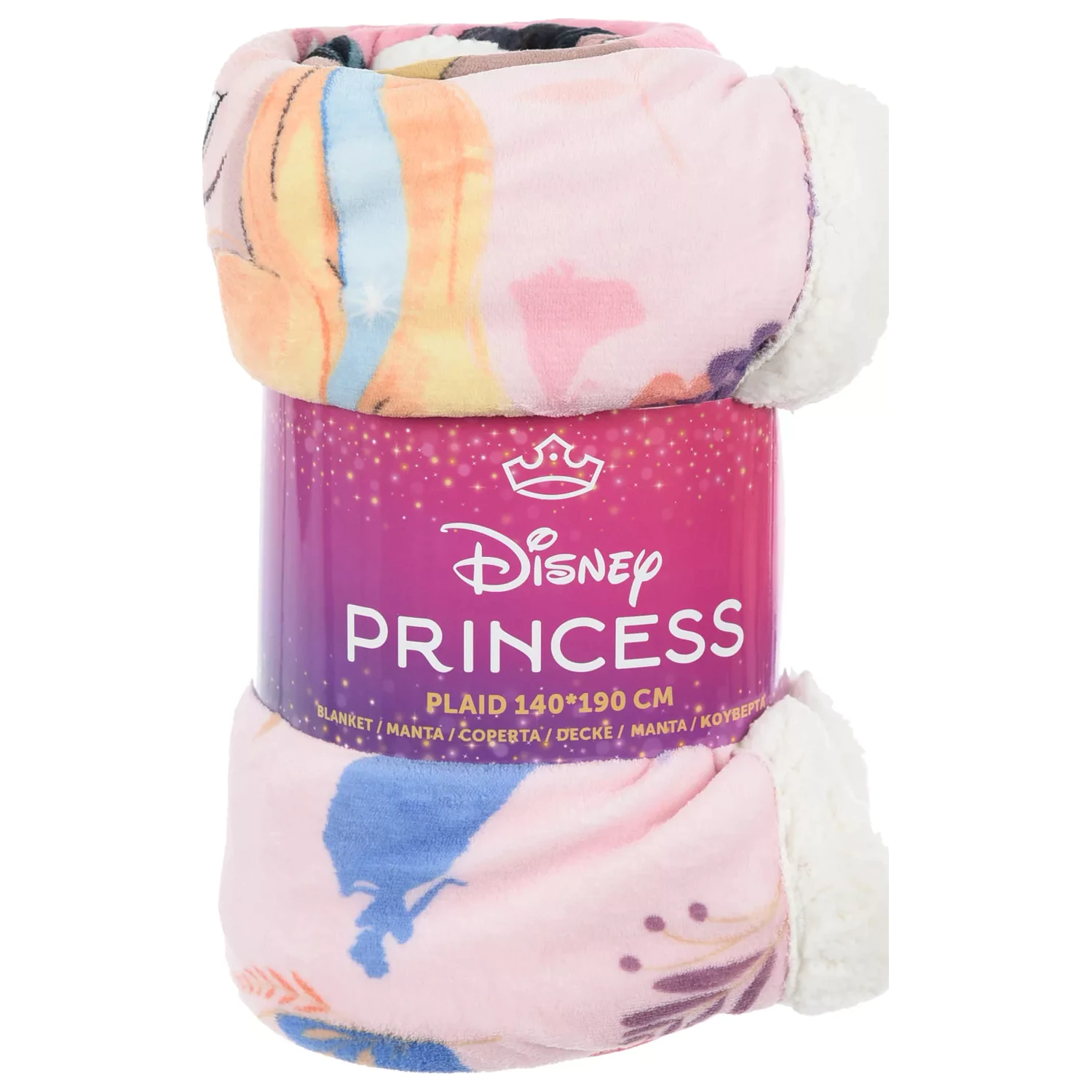 Disney Princess Floral Fantasy Sherpa-Decke 140x190 cm Produktfoto