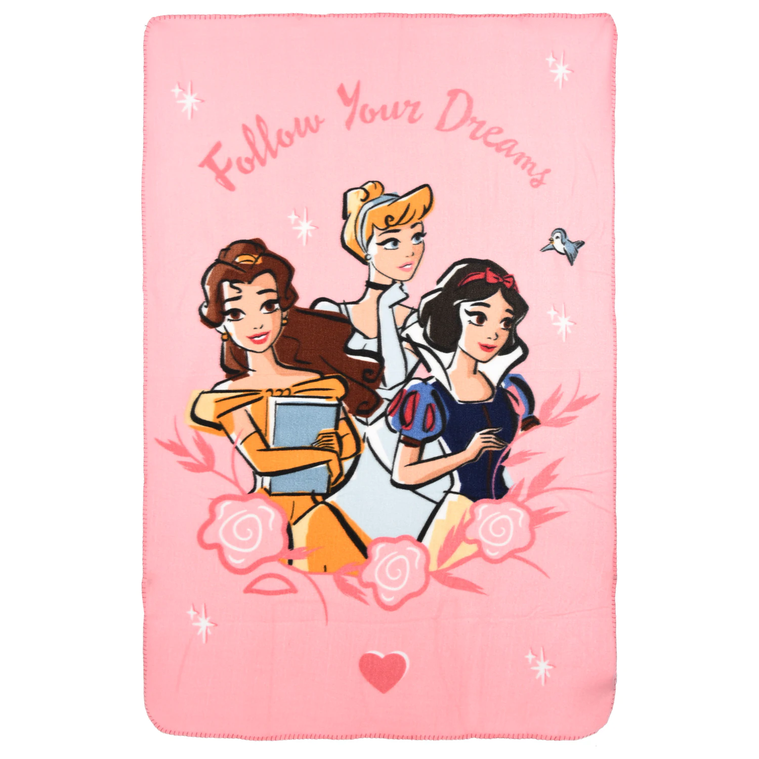 Disney Princesses Follow Your Dreams Fleece Decke Produktfoto
