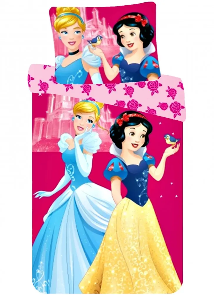 Disney Princesses Kinder Bettbezug 90x140cm, 40x55cm Produktfoto